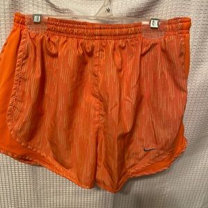 Orange Nike Shorts. Size small